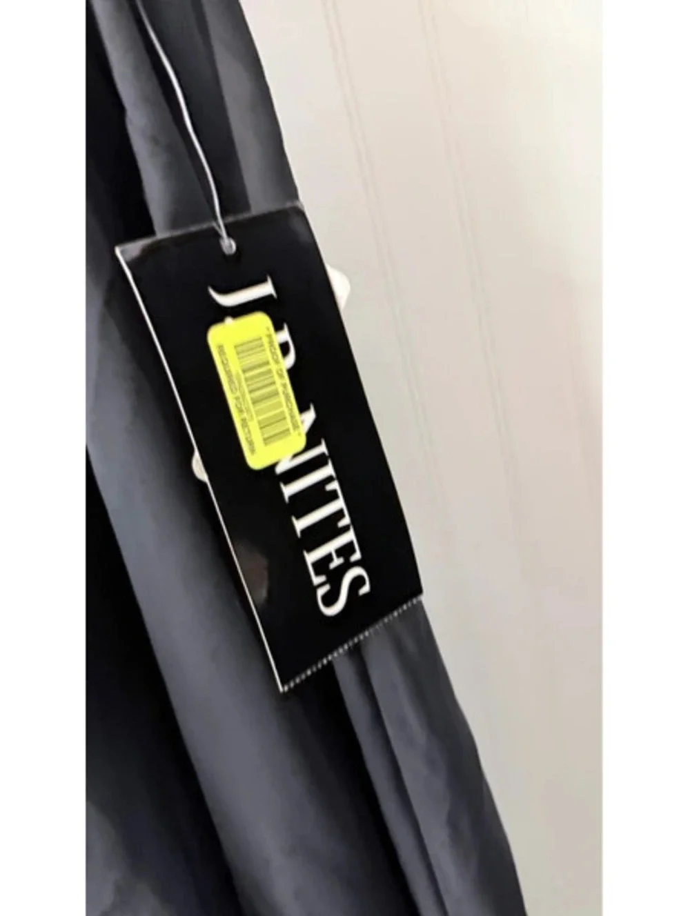 J.R. Nites cocktail dress black chiffon overlay ruffle Y2K vintage new
